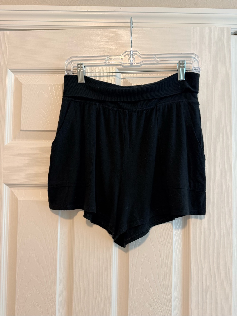aerie Black Everyday Stretch Lounge Shorts